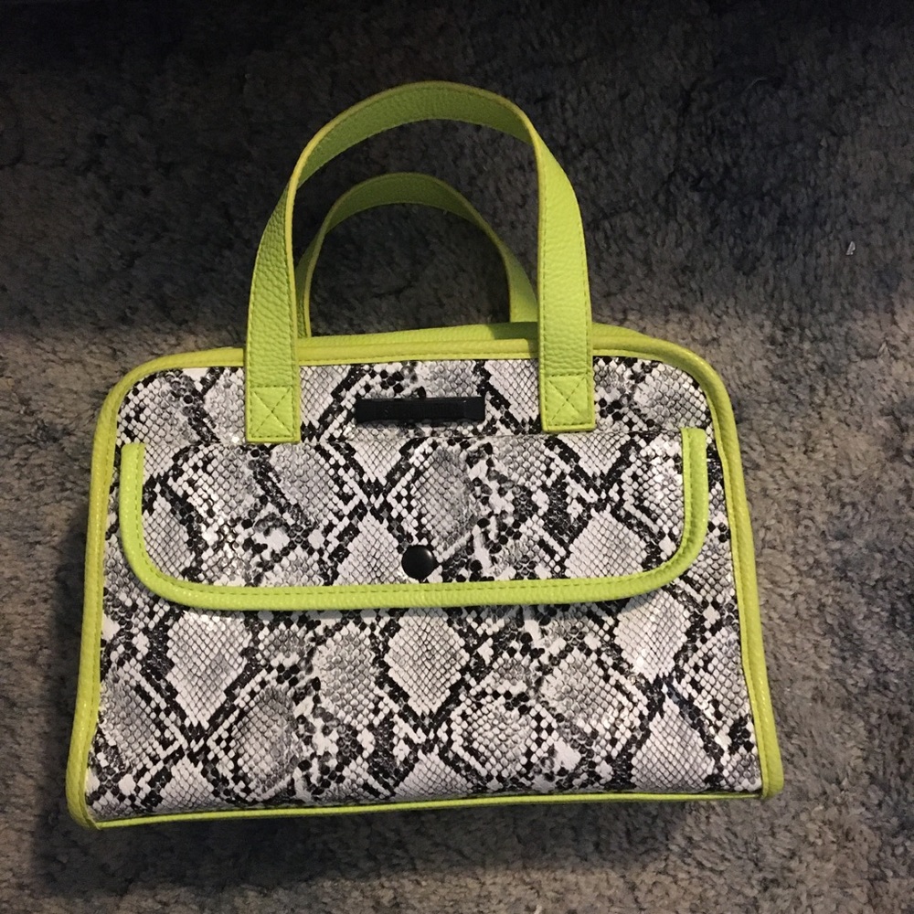 Steve Madden Snake Print Purse (Neon)